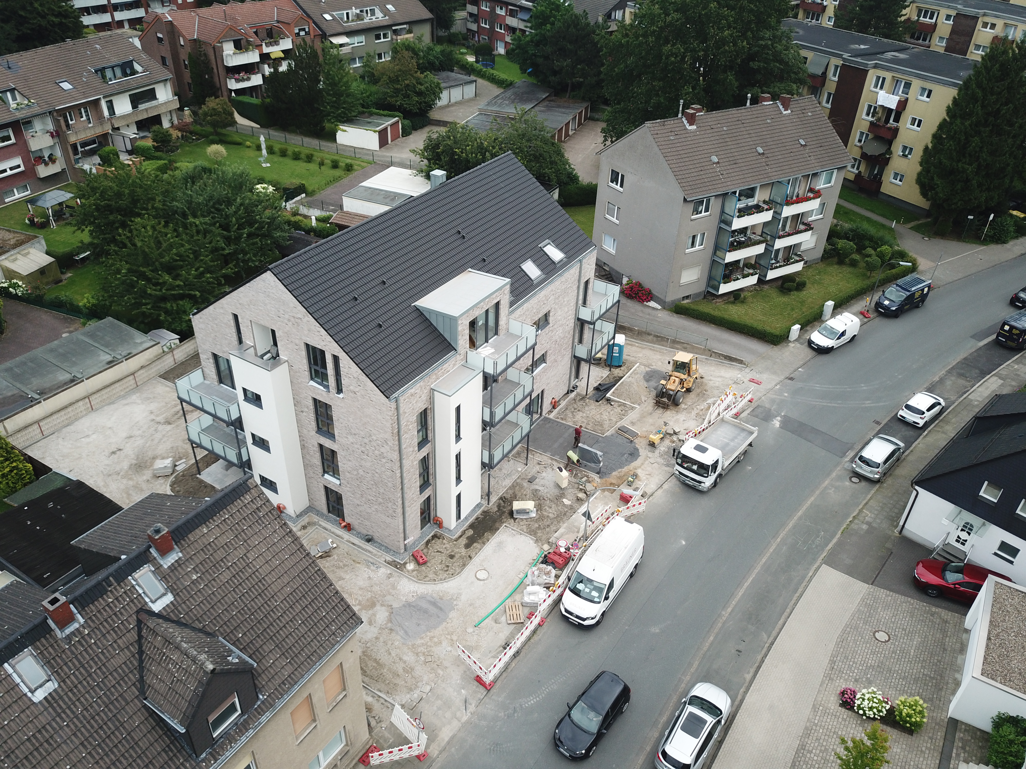 Straßenansicht – Wohnquartier Quellberg